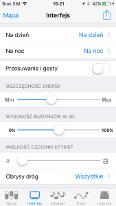 Menu Interfejs Menu Interfejs
