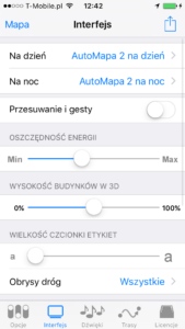 Menu Interfejs Menu Interfejs